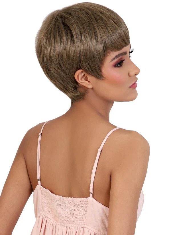ALLY Side Bang Short Braid Style Synthetic Wig - MoTown Tress - Image 3