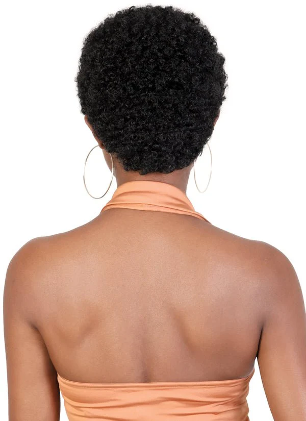 ALON Natural Afro Curl Short Synthetic Wig for Black Women - MoTown Tress - Image 2