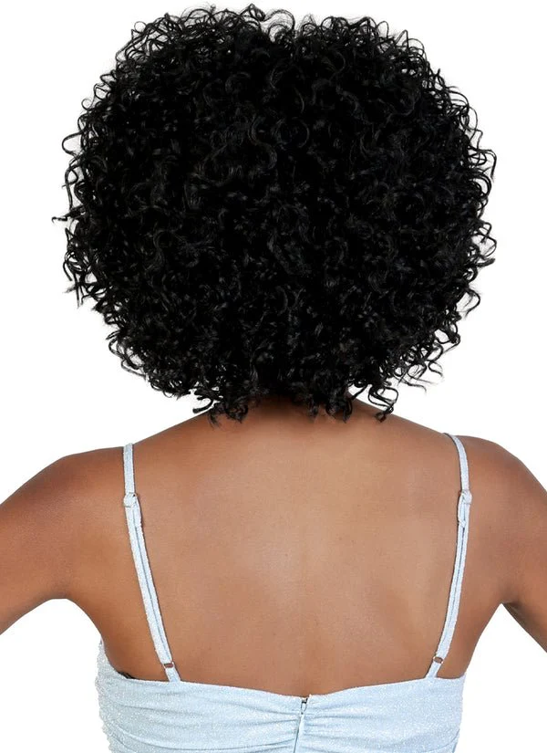 BBW.BETTY Yaki Curly Medium Bob with Bangs - MoTown Tress - Image 2