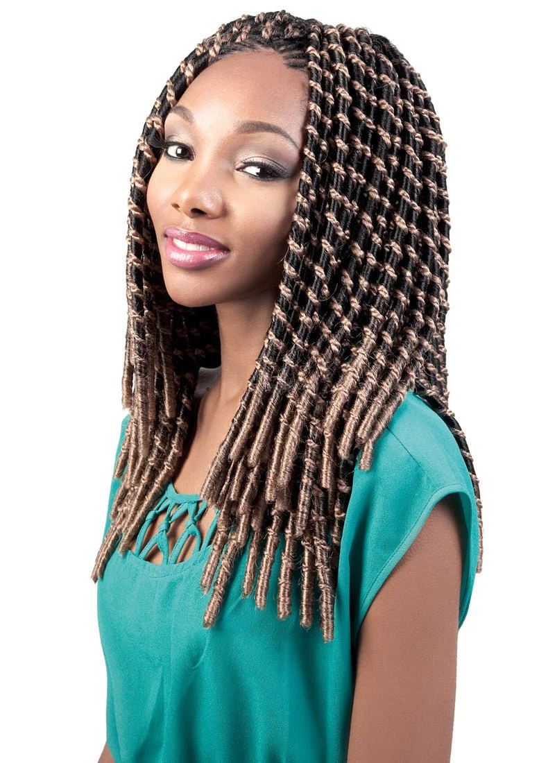 C.BAMB14 14 Inch Crochet Looped Bamboo Braid Hair - MoTown Tress