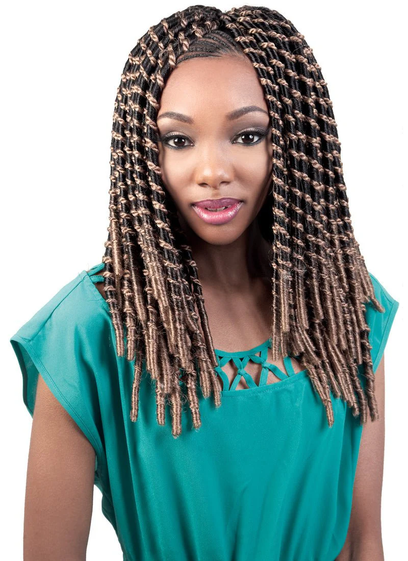 C.BAMB14 14 Inch Crochet Looped Bamboo Braid Hair - MoTown Tress - Image 2
