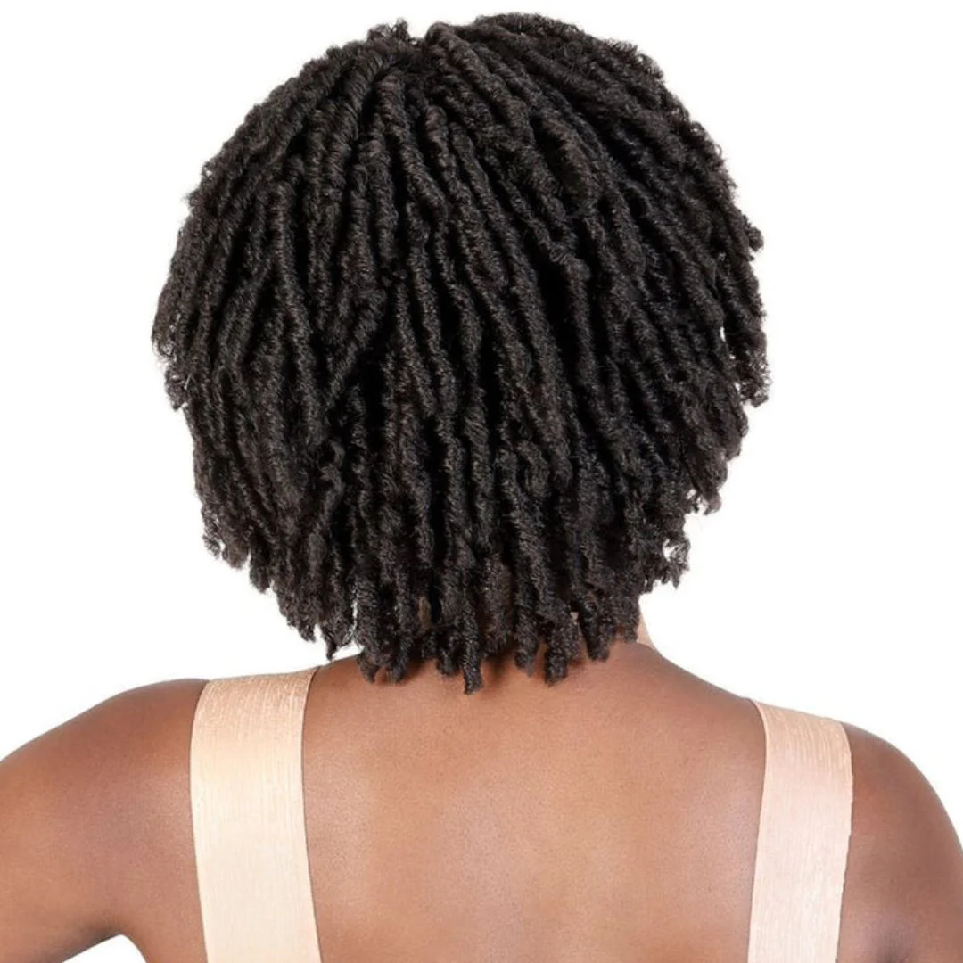 HARRY Short Faux Locs Synthetic Wig for Black Women - MoTown Tress - Image 3