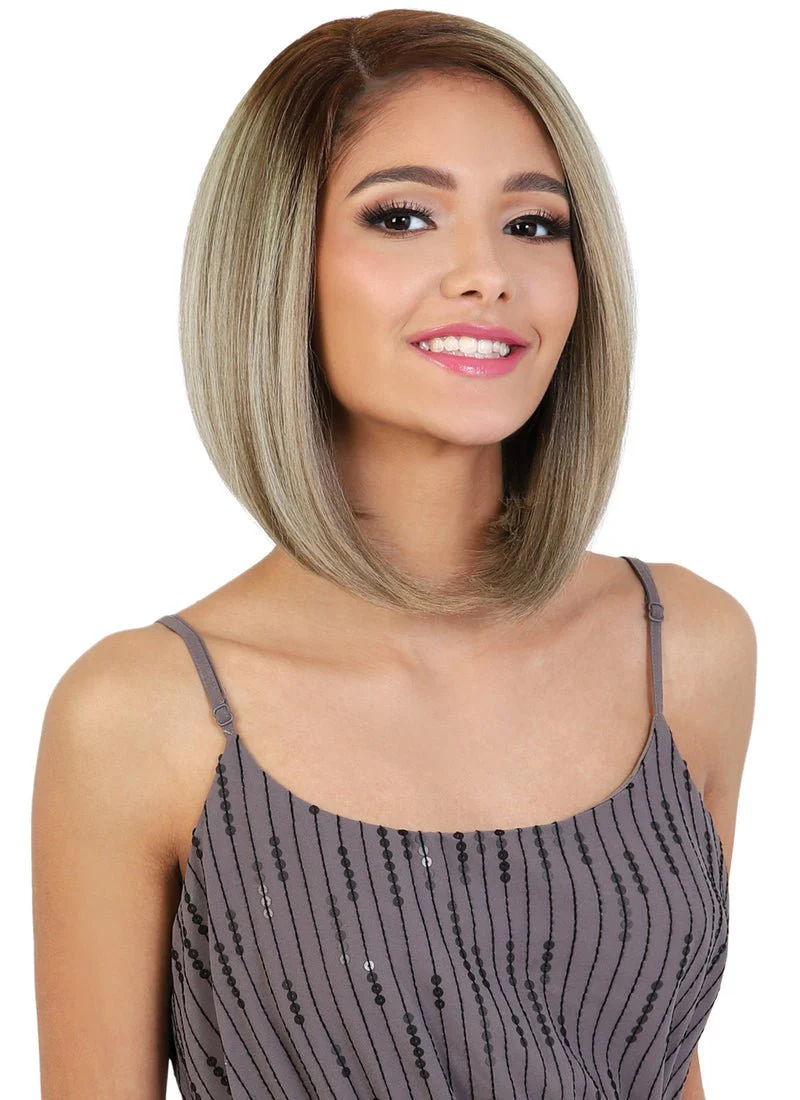 HBL.FRIDA A-Line Side Part Bob Human Hair Blend Lace Wig - MoTown Tress - Image 4