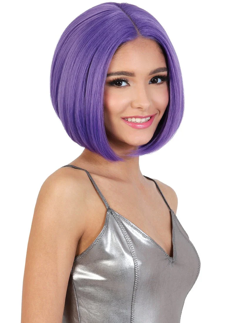 HBL.GISEL Full Volume Blunt Bob Human Hair Blend Lace Wig - MoTown Tress - Image 2