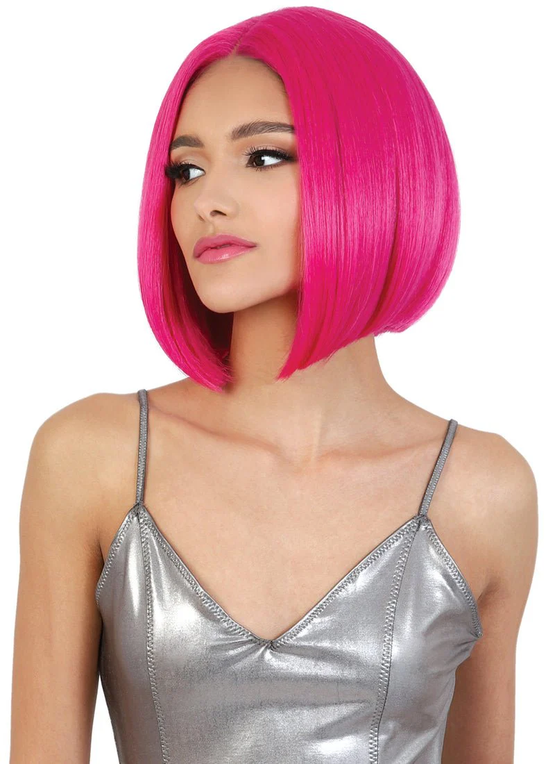 HBL.GISEL Full Volume Blunt Bob Human Hair Blend Lace Wig - MoTown Tress - Image 6