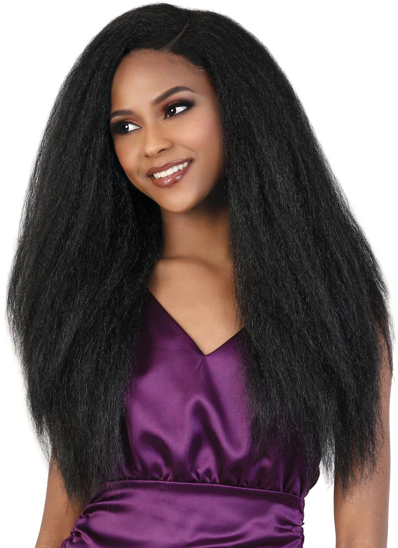 HBL.NATURE Natural Texture Human Hair Blend Wig - MoTown Tress