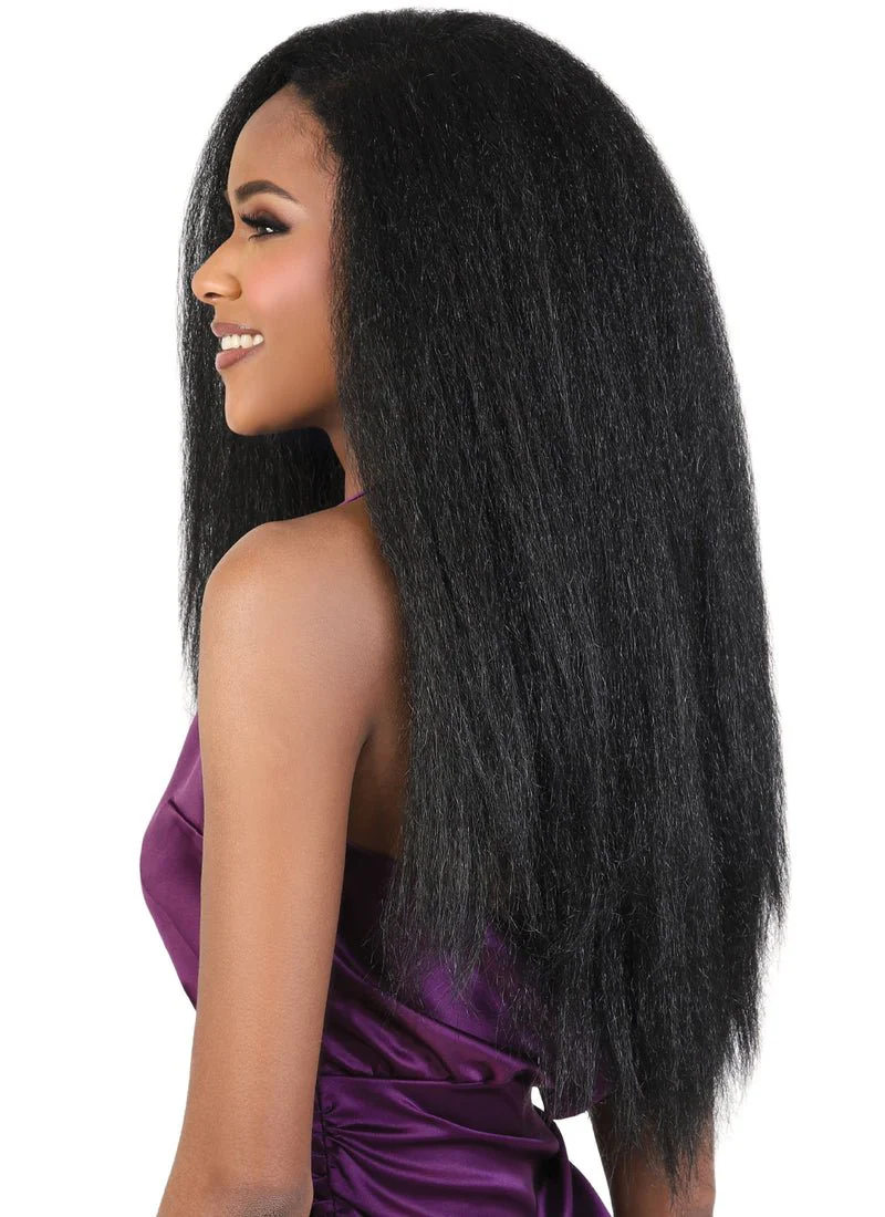 HBL.NATURE Natural Texture Human Hair Blend Wig - MoTown Tress - Image 3