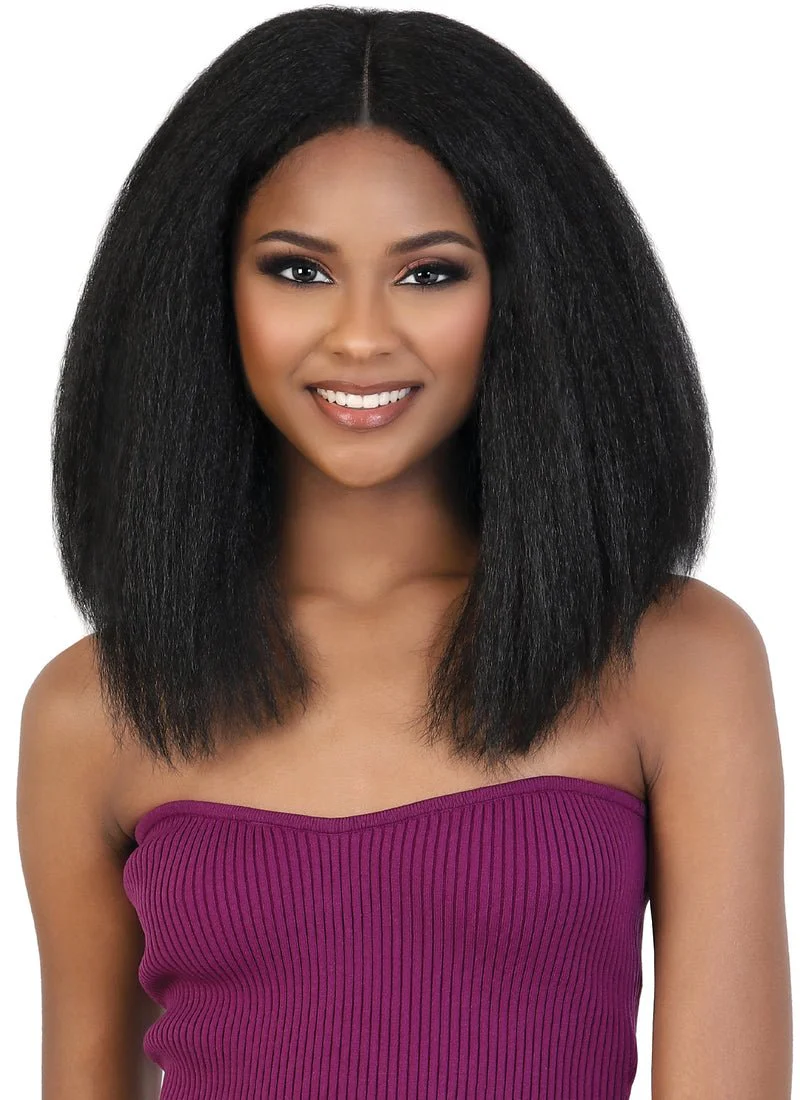 HBL.POLO Sleek Human Hair Blend Bob Lace Wig - MoTown Tress - Image 4