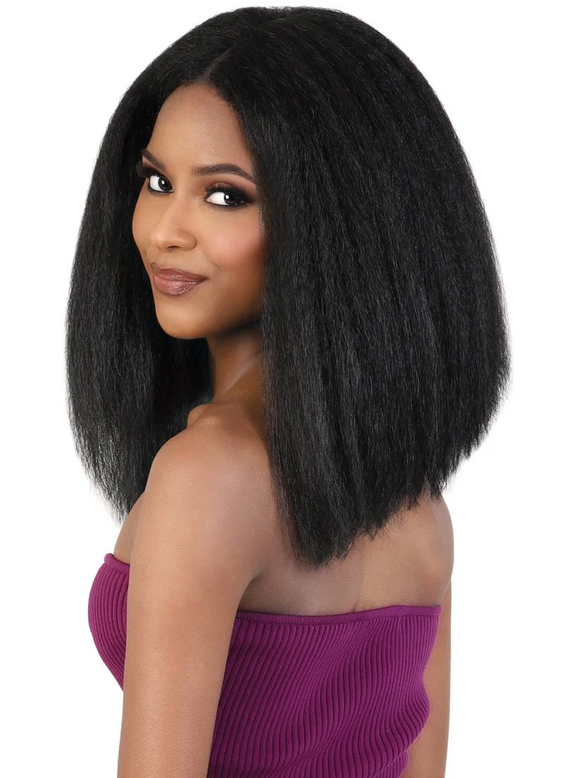 HBL.POLO Sleek Human Hair Blend Bob Lace Wig - MoTown Tress - Image 5