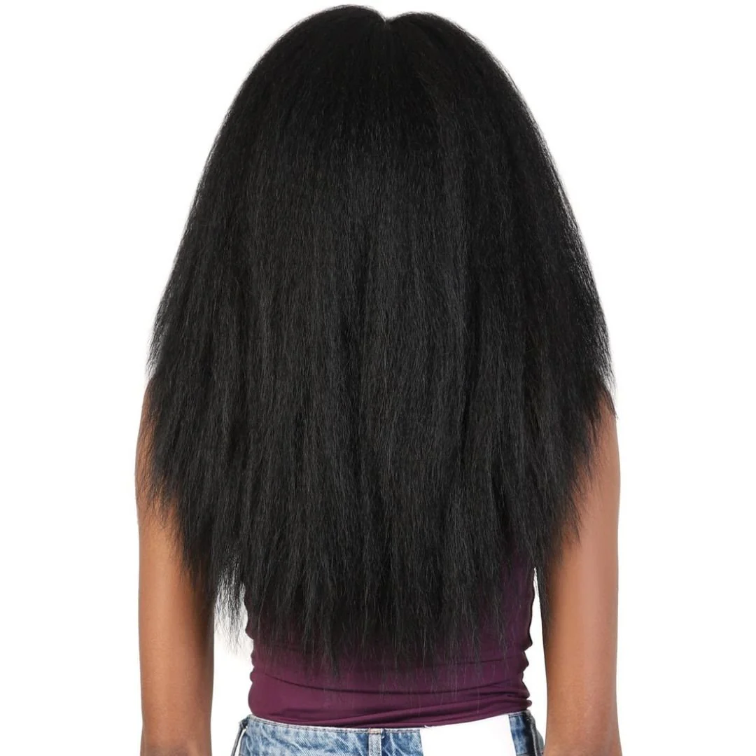 Kinky Edge Long Straight 13x4 Free Part Lace Wig - MoTown Tress - Image 3