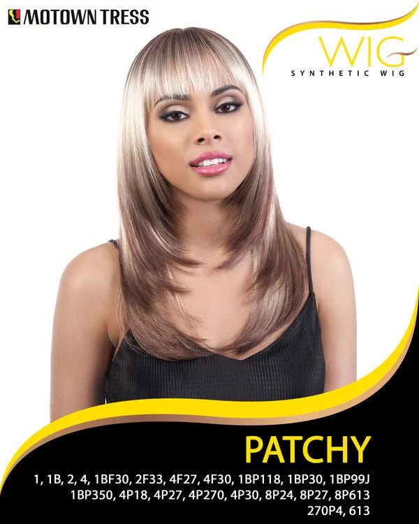 PATCHY Wavy Layered Shag Synthetic Wig - MoTown Tress - Image 3