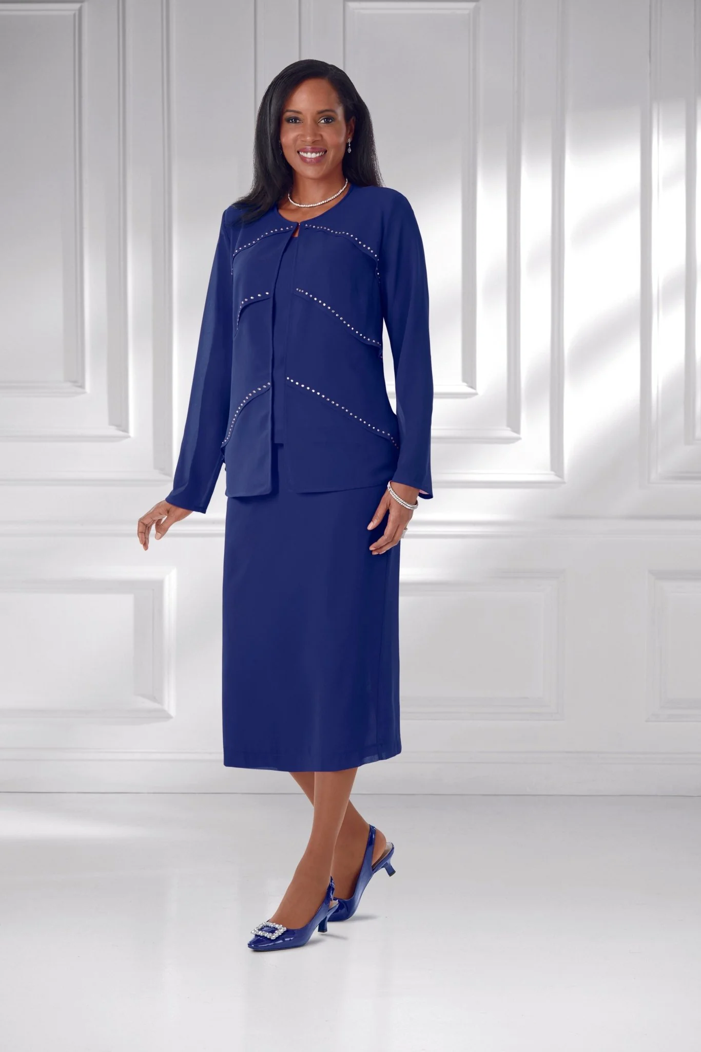 New Angle Tiered 3-Pc. Suit by EY Boutique - Image 3