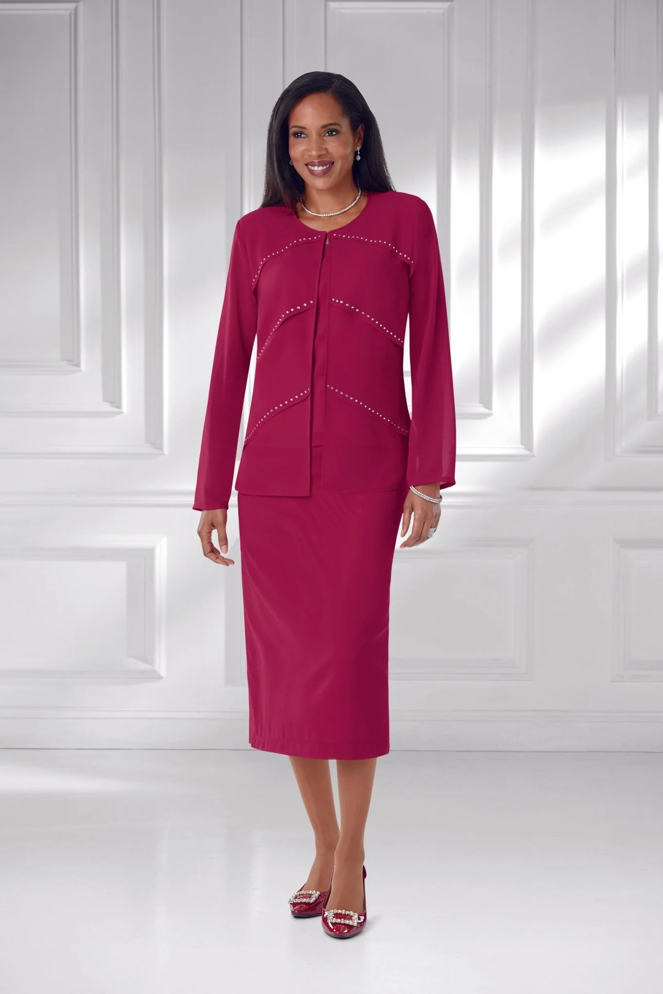 New Angle Tiered 3-Pc. Suit by EY Boutique - Image 4