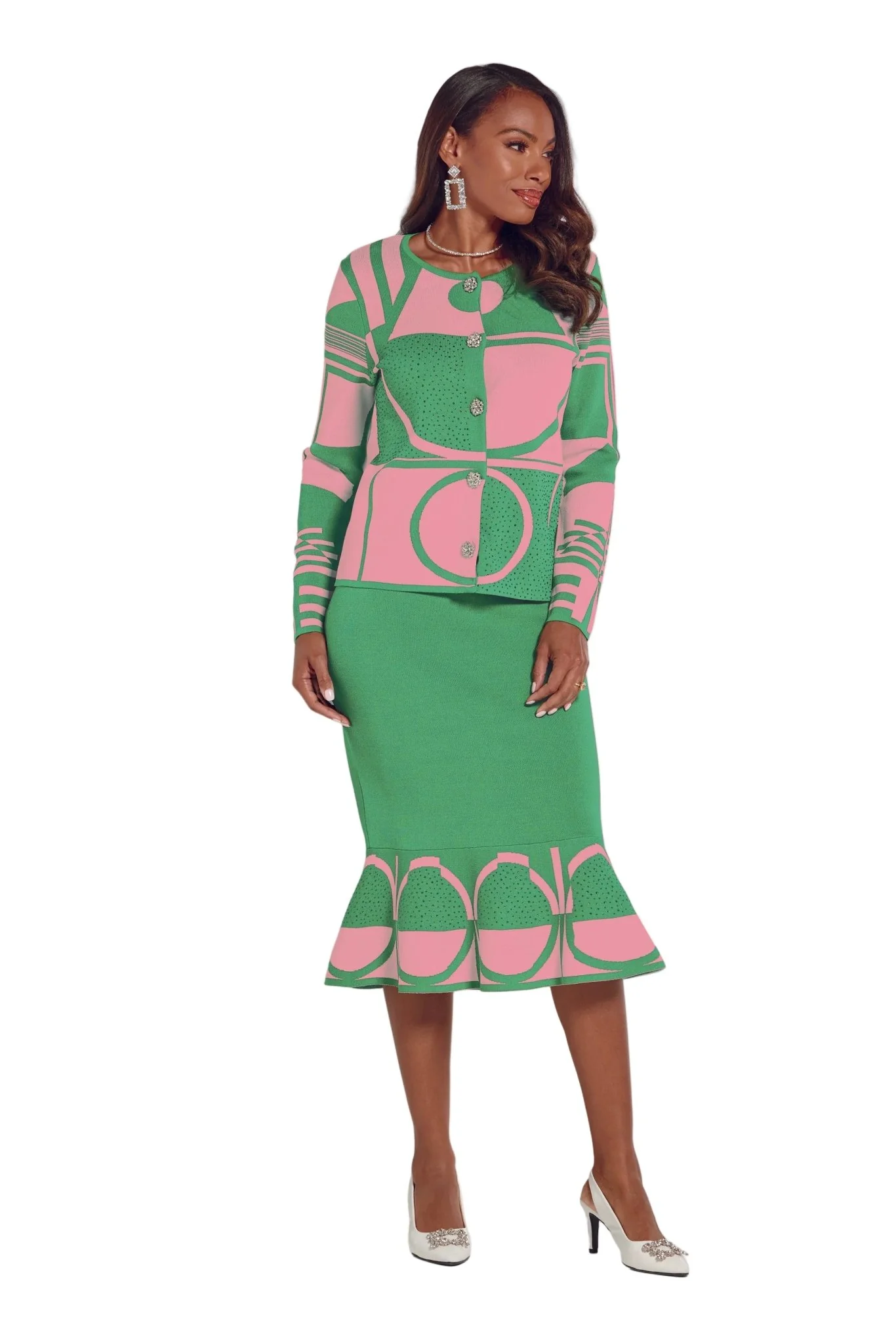 Opposites Attract Knit Suit by EY Boutique