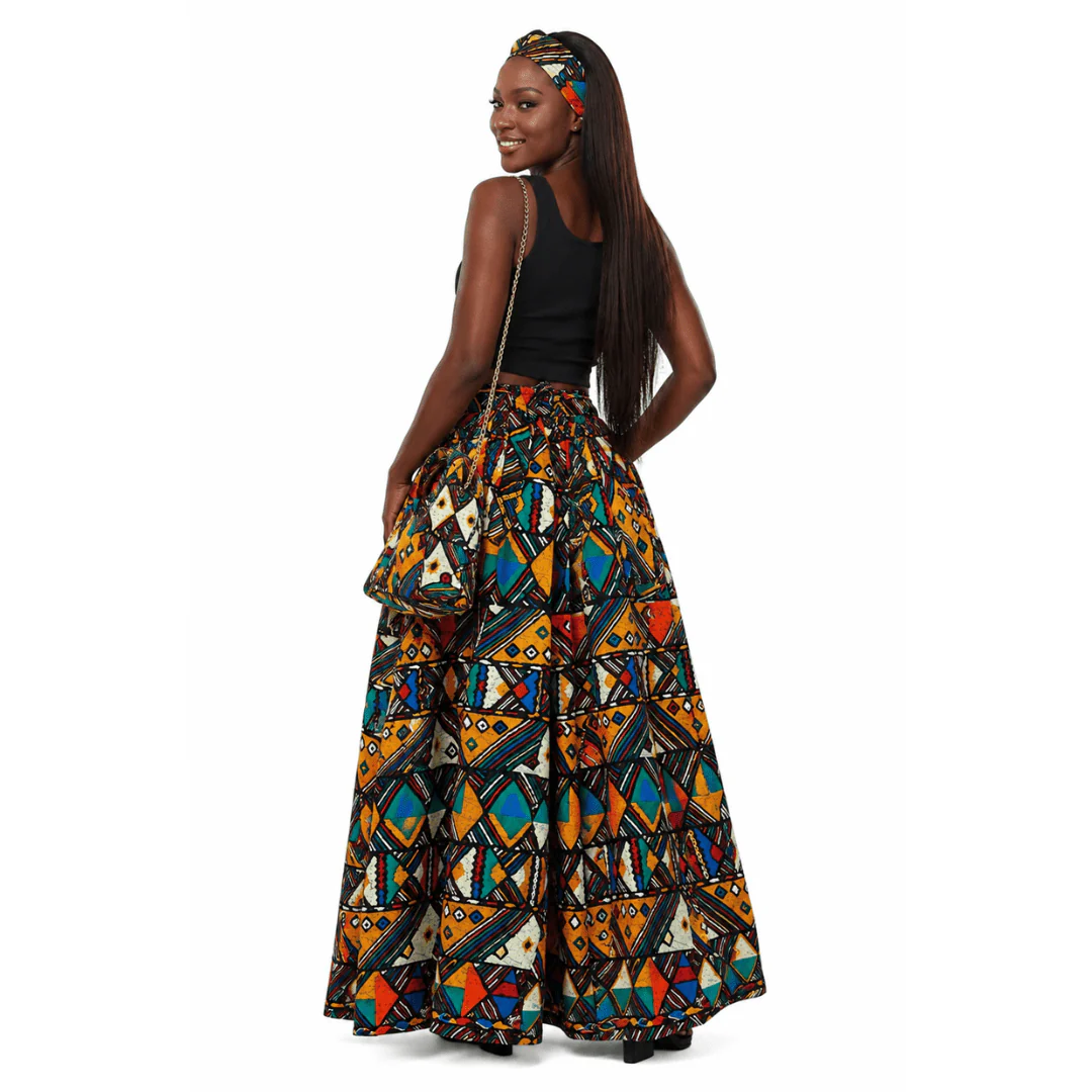 Pack this up! Maxi Skirt & Shoulder Bag Set - Image 2