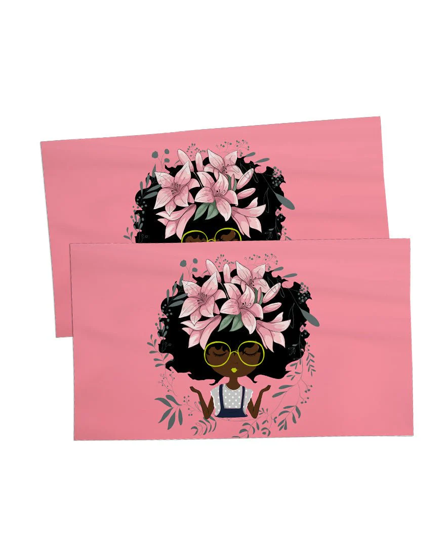AFROBRATS™ Lily Duvet Cover & Pillow Sham Set - Image 3