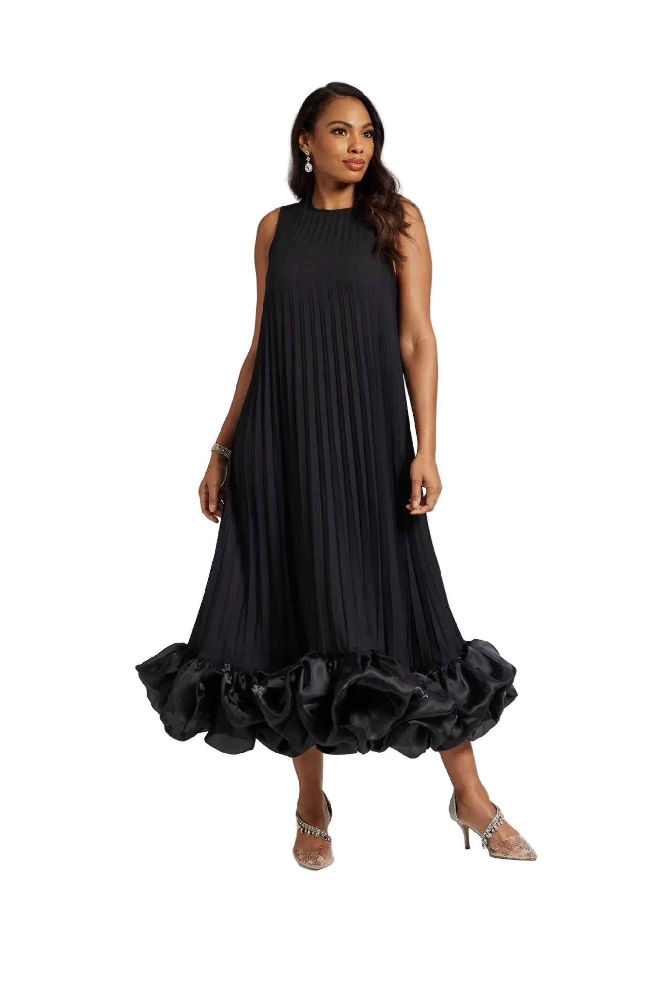 Pleats 'N' Ruffles Maxi Dress by Studio EY - Image 2