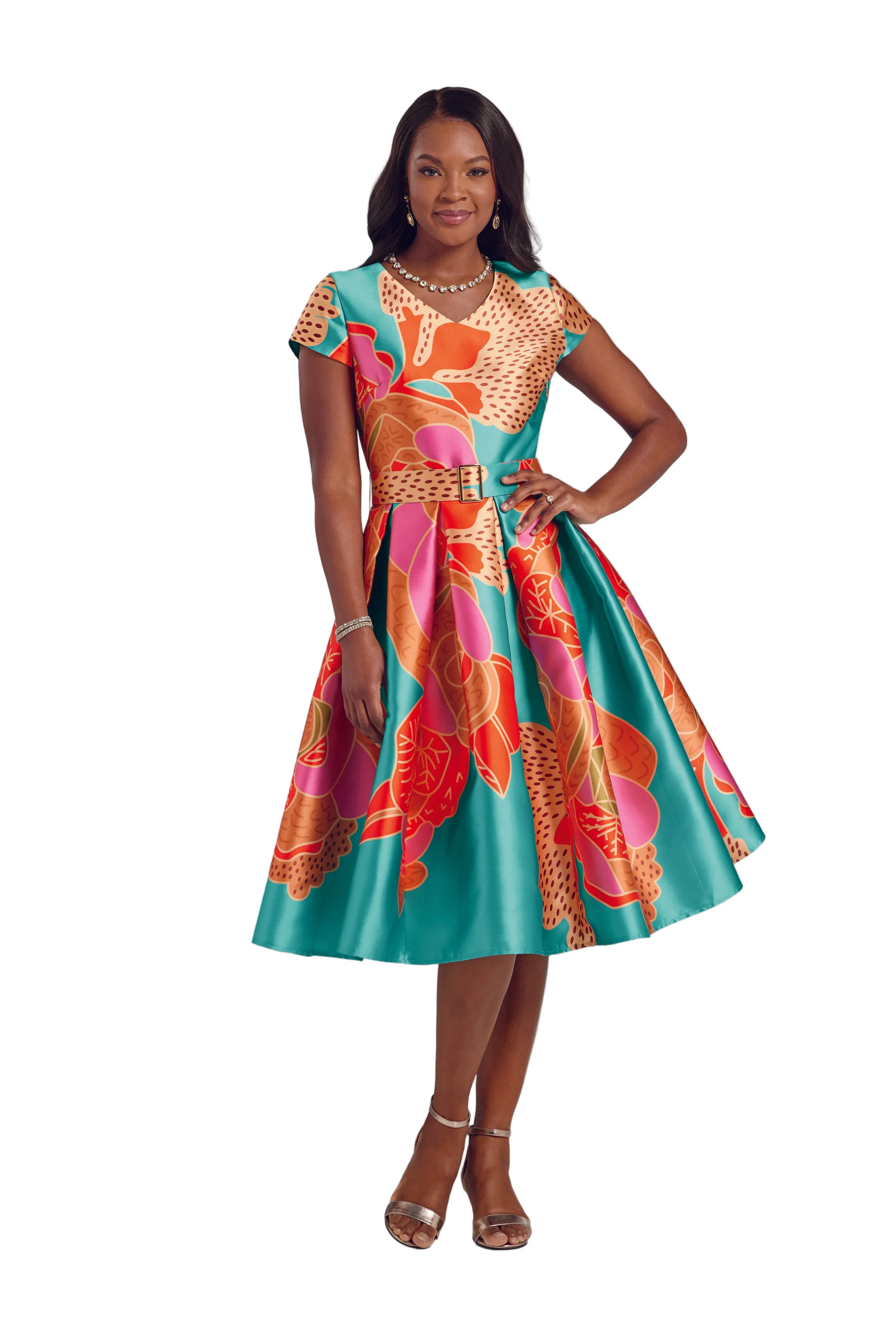 Room Full of Blooms Fit-and-Flare Dress by EY Boutique