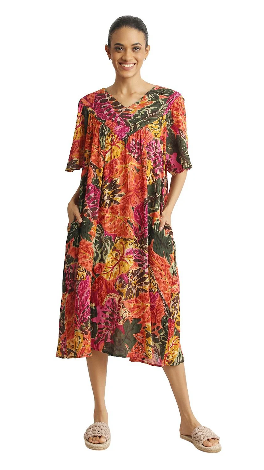 Love the Leaves Patio Dress by Sante