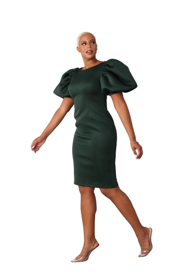 Scuba Midi Dress - 8785