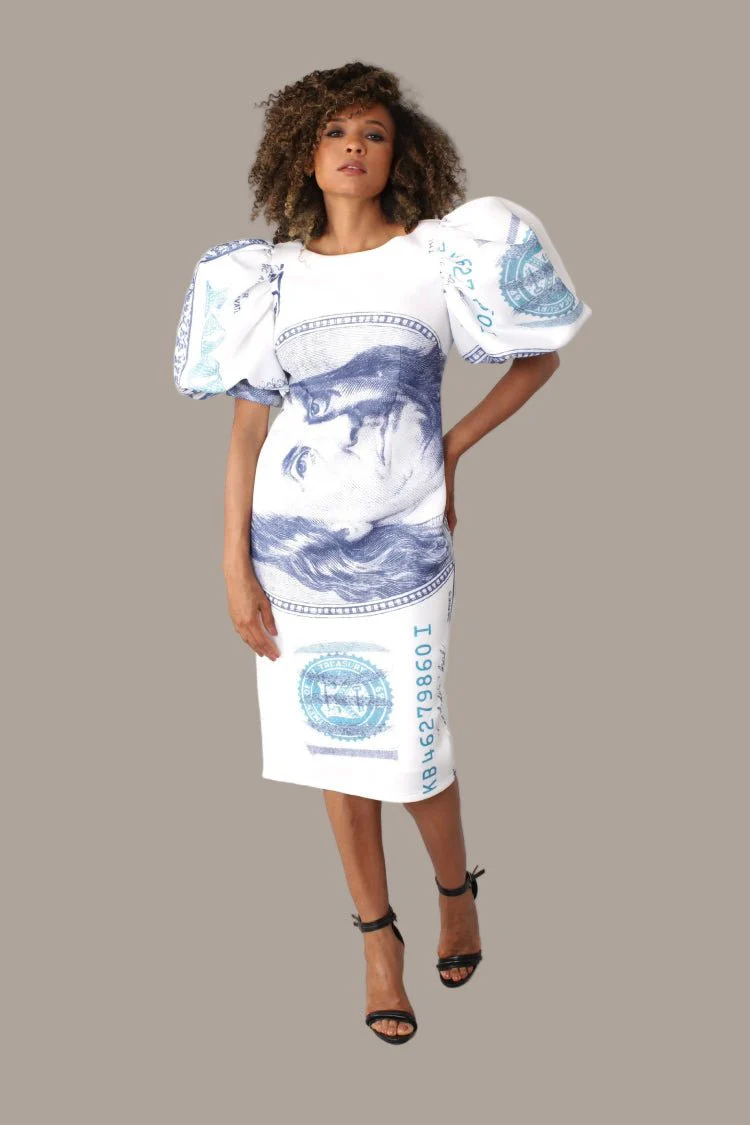 Scuba Midi Dress - 8785 - Image 10