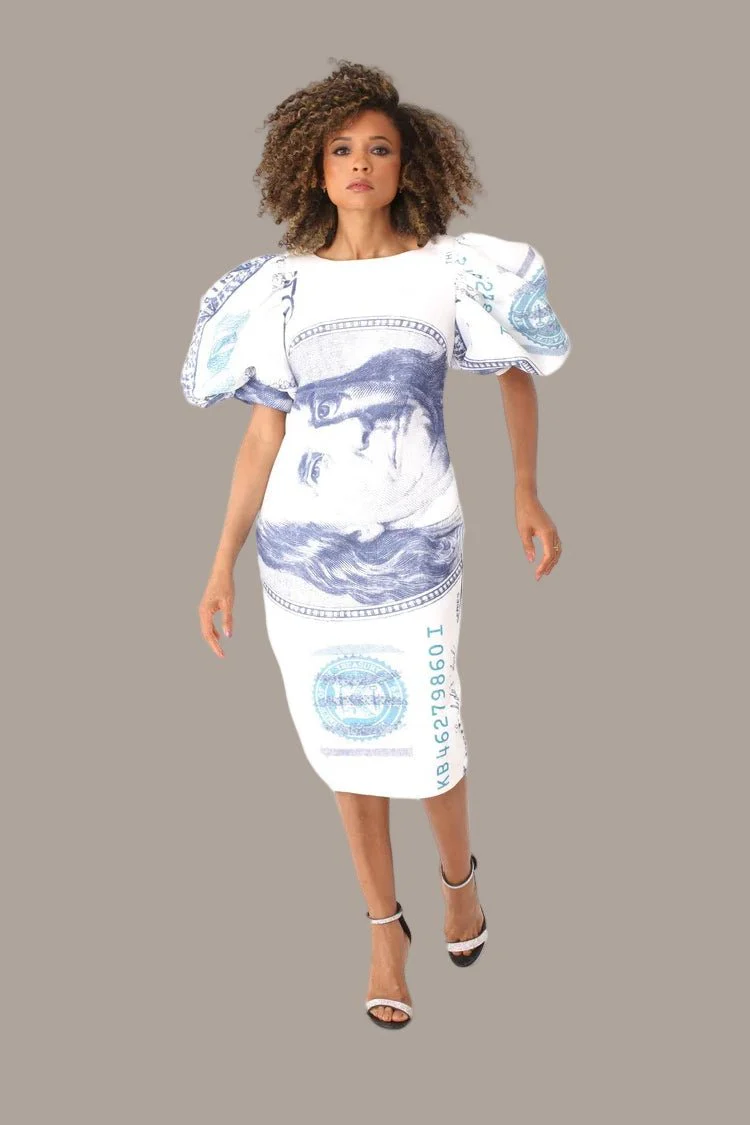 Scuba Midi Dress - 8785 - Image 11