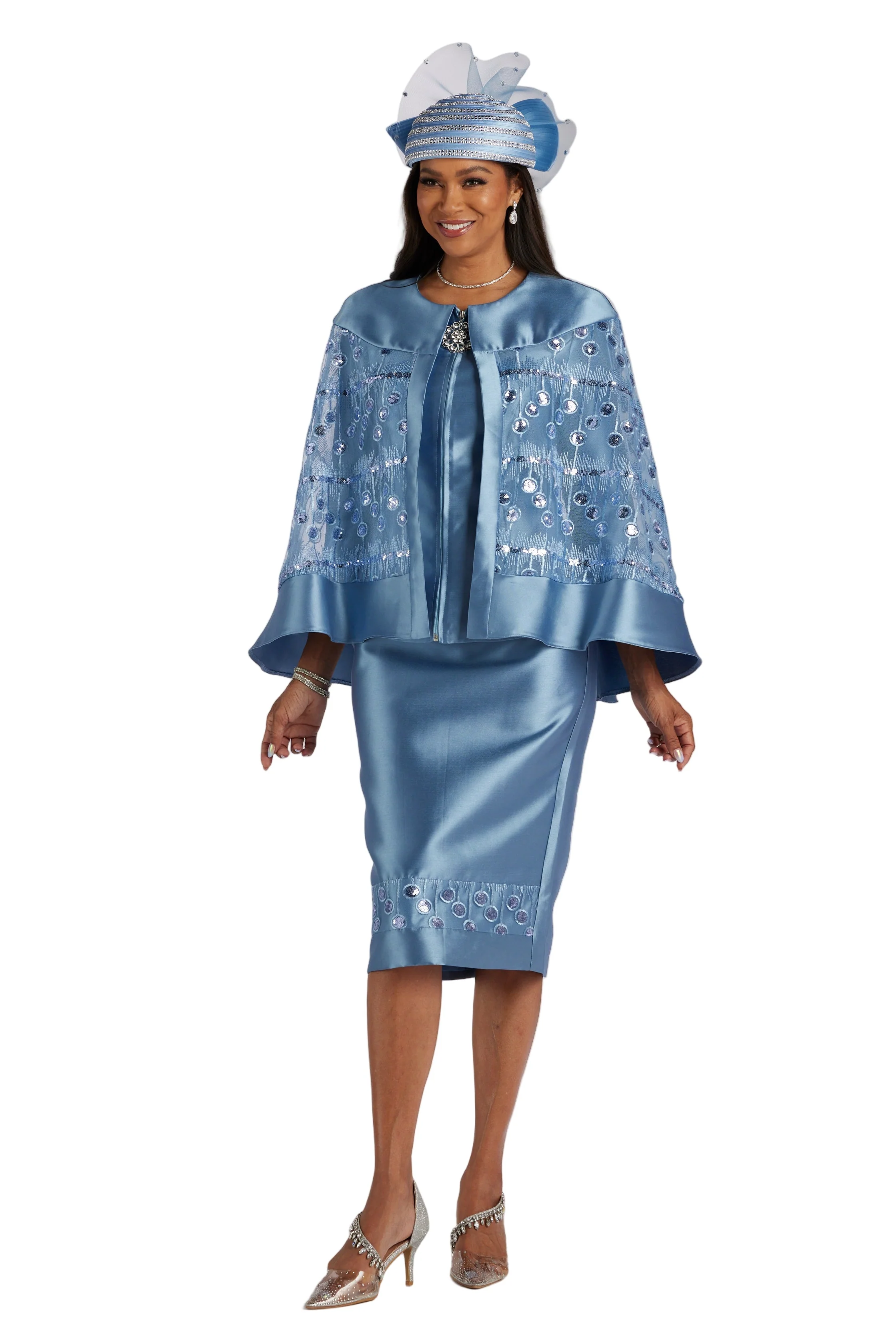 Sheer Beauty Cape Suit by LUXE