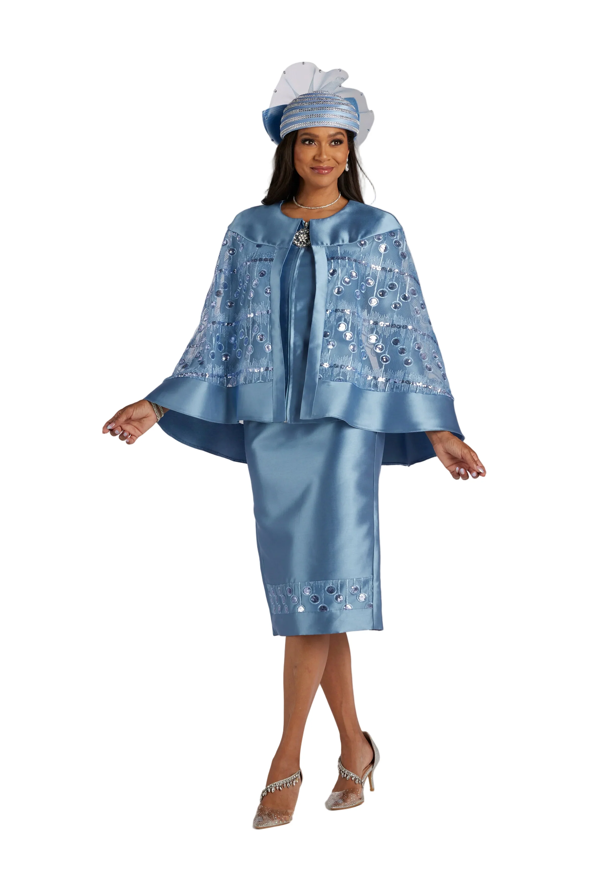 Sheer Beauty Cape Suit by LUXE - Image 2
