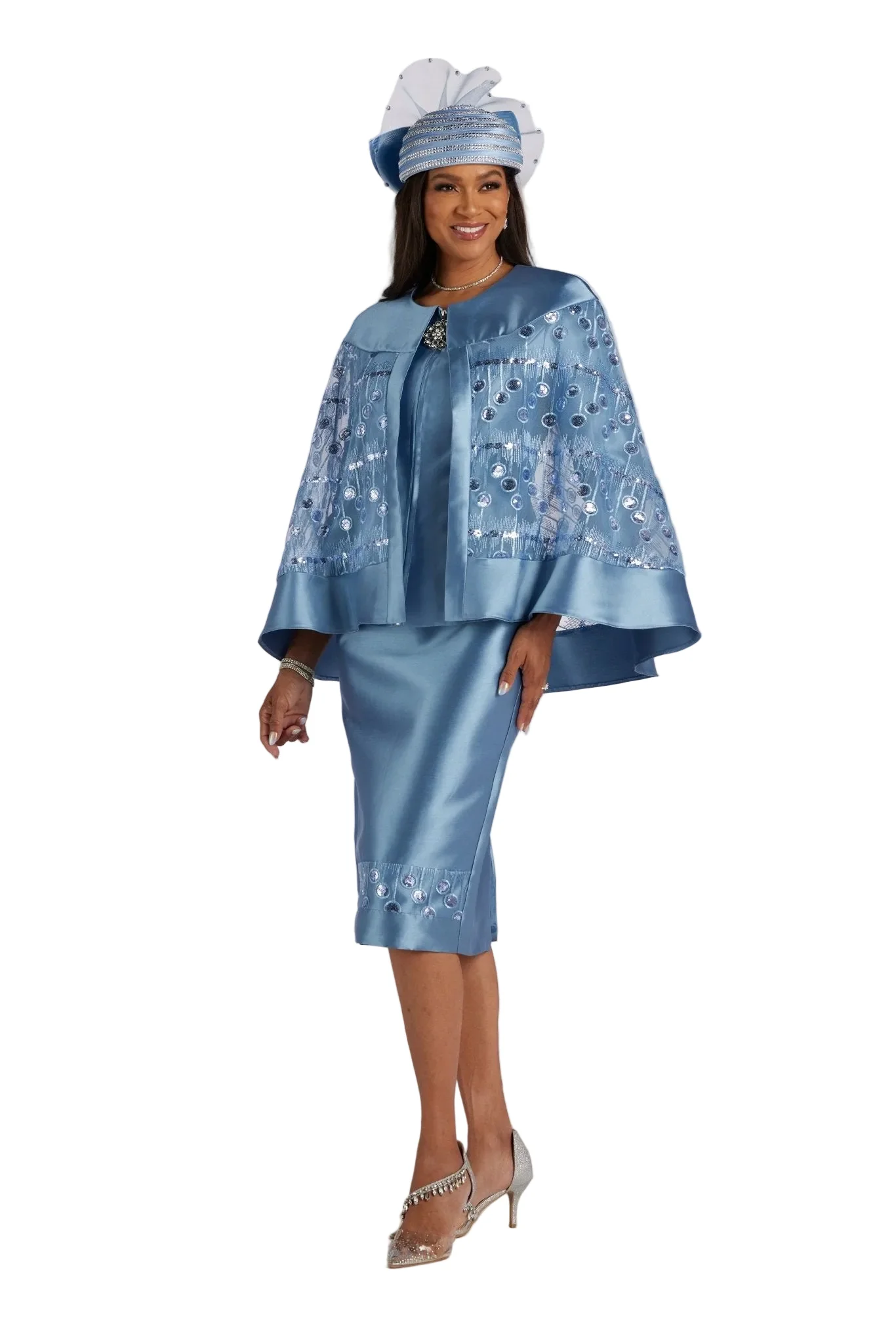 Sheer Beauty Cape Suit by LUXE - Image 3