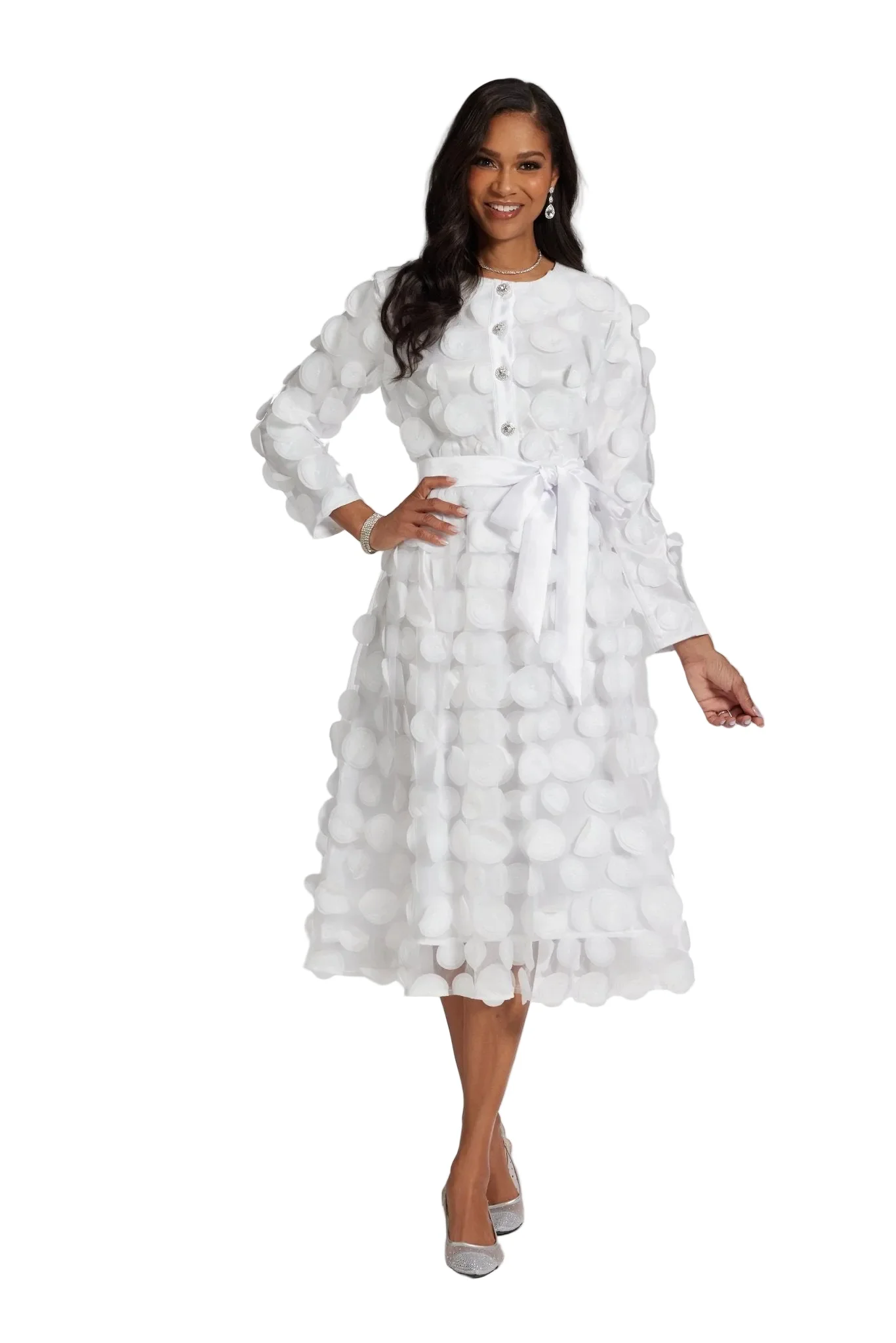 Sheer ’n Circles Shirtdress by EY Boutique - Image 2