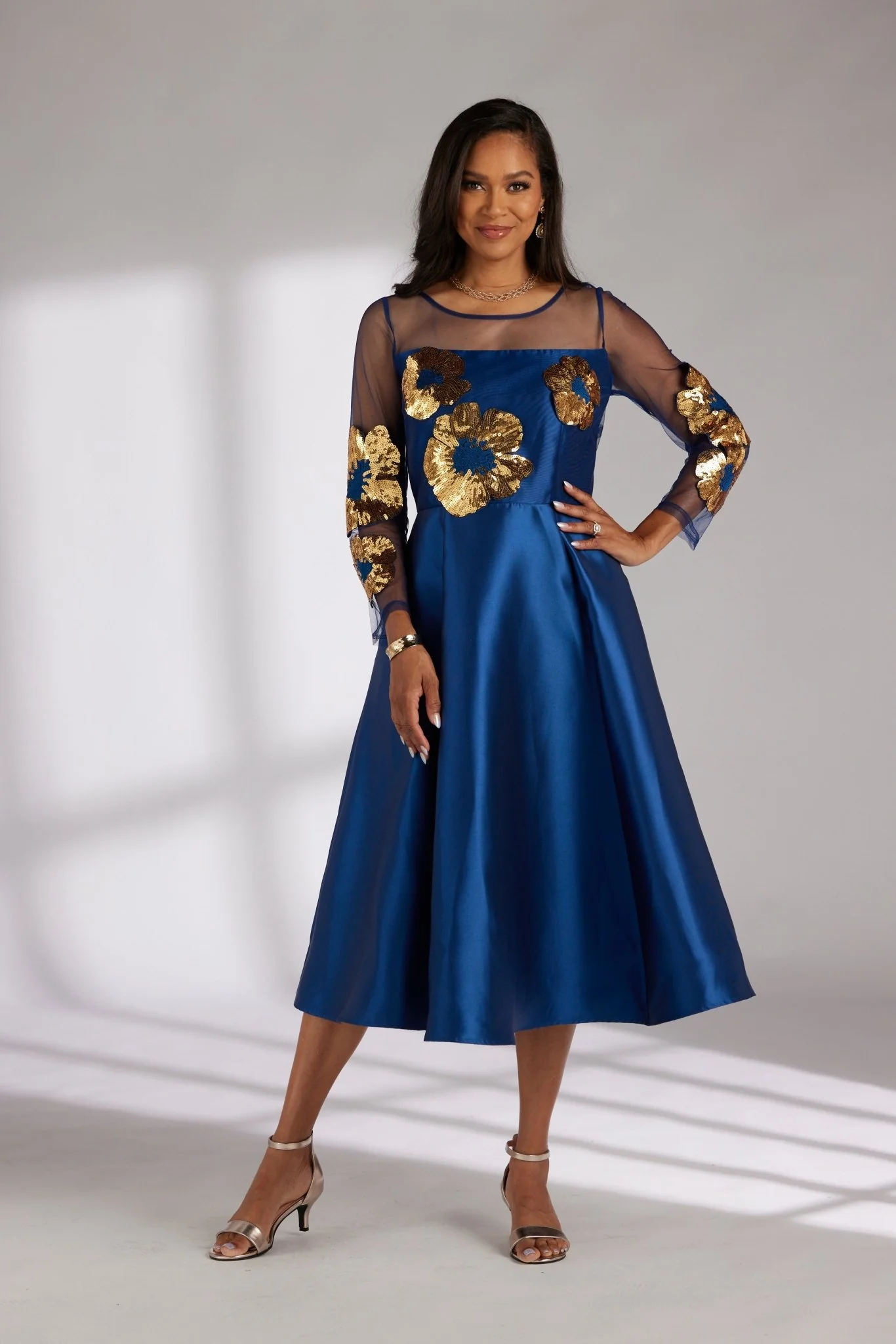Sheer 'N' Shine Dress by EY Boutique - Image 2
