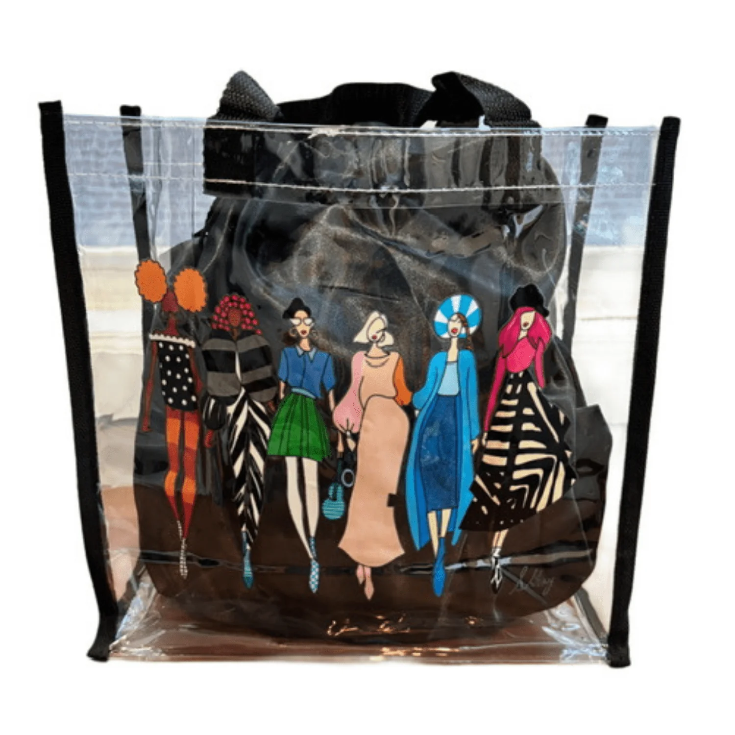 Sheila Gray Muse Clear Tote Bag