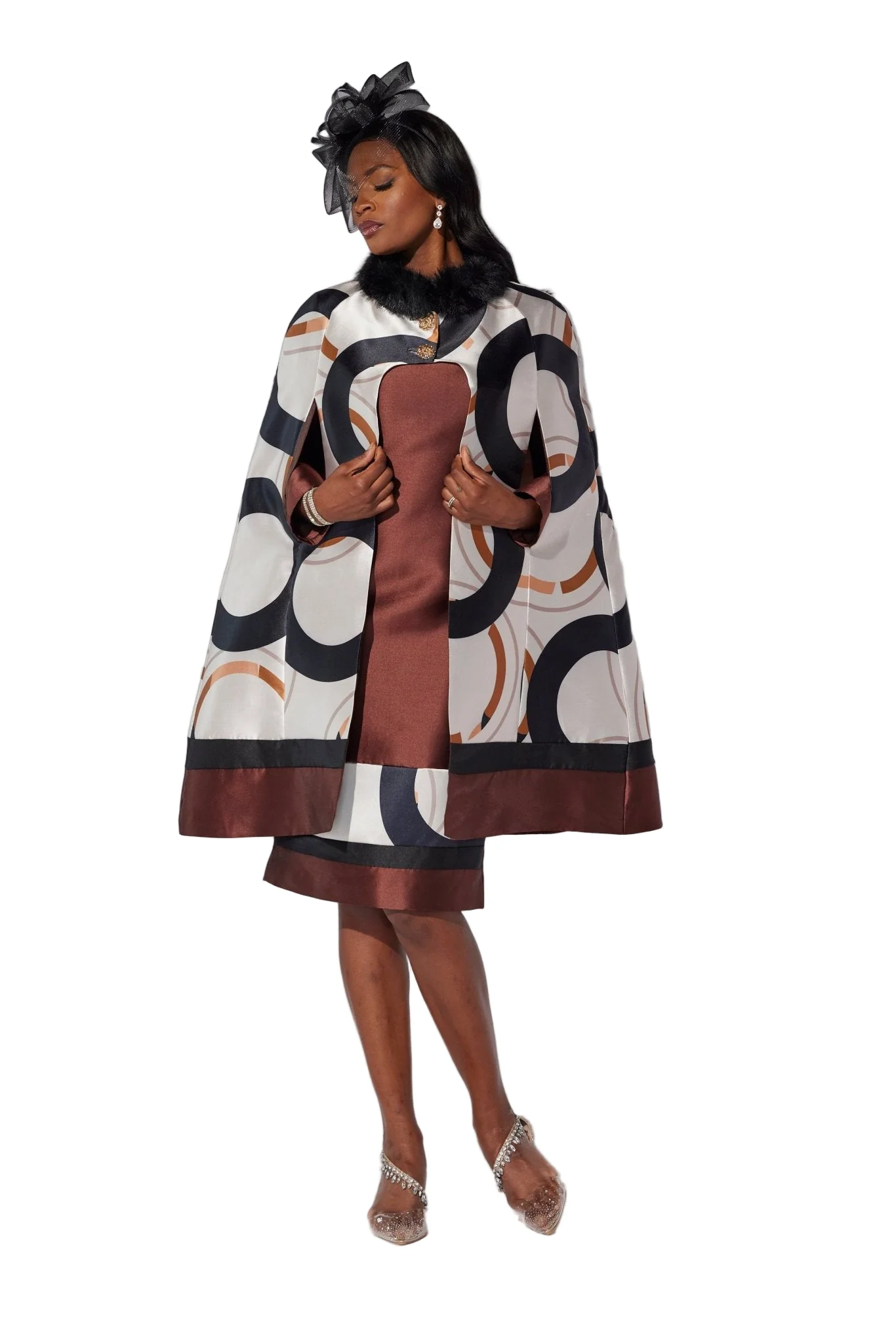 Showcase of Chic Cape Suit by EY Boutique