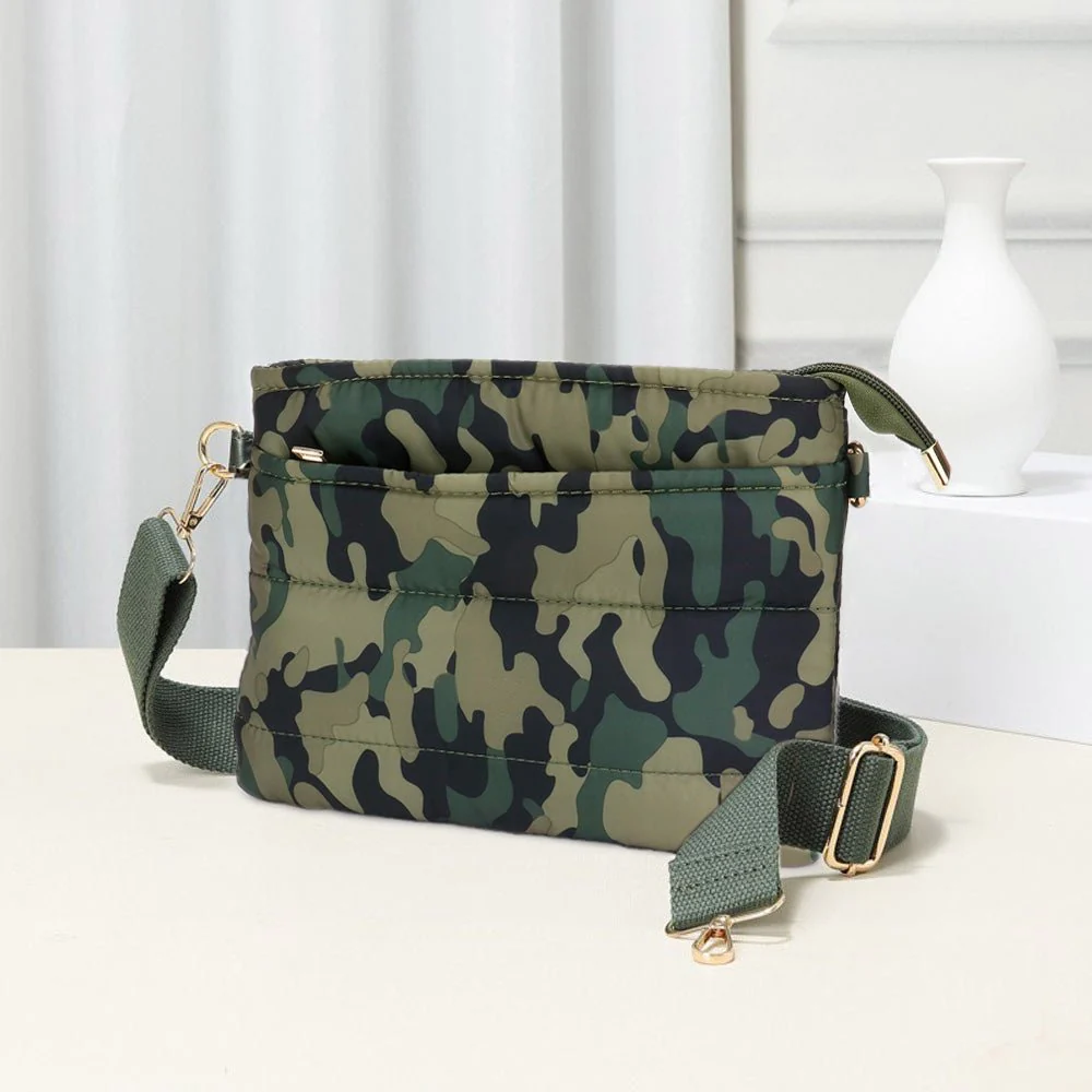 Solid Puffer Crossbody Bag - Image 13