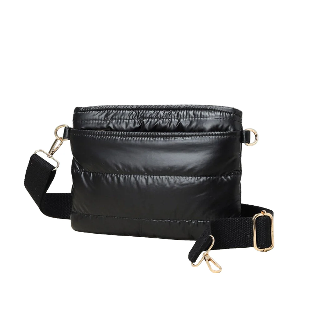 Solid Puffer Crossbody Bag - Image 2