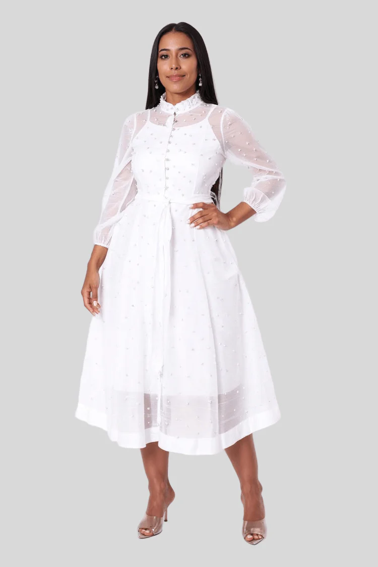 Spring Pearl Dress -82791 - Image 2