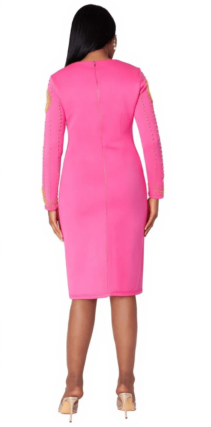 Stud Embellished Dress -4896 - Image 4