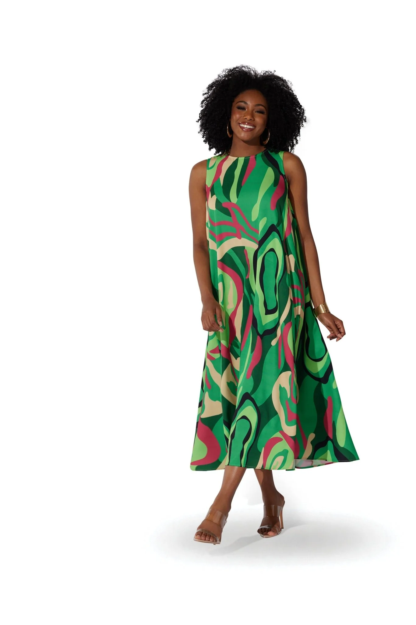 Abstract Swing Maxi Dress by Studio EY - Image 2
