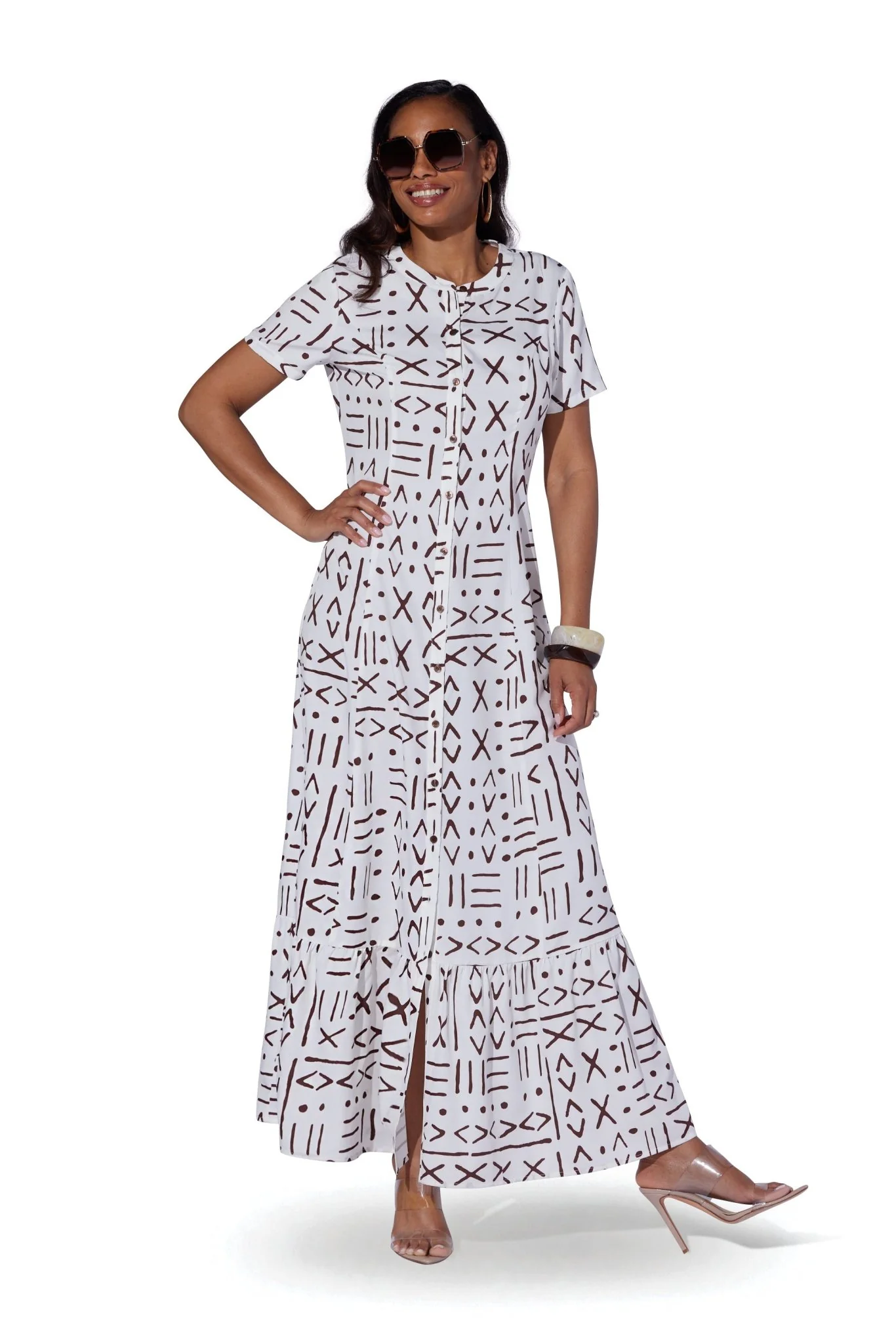 Batik Maxi Shirtdress by Studio EY - Image 2