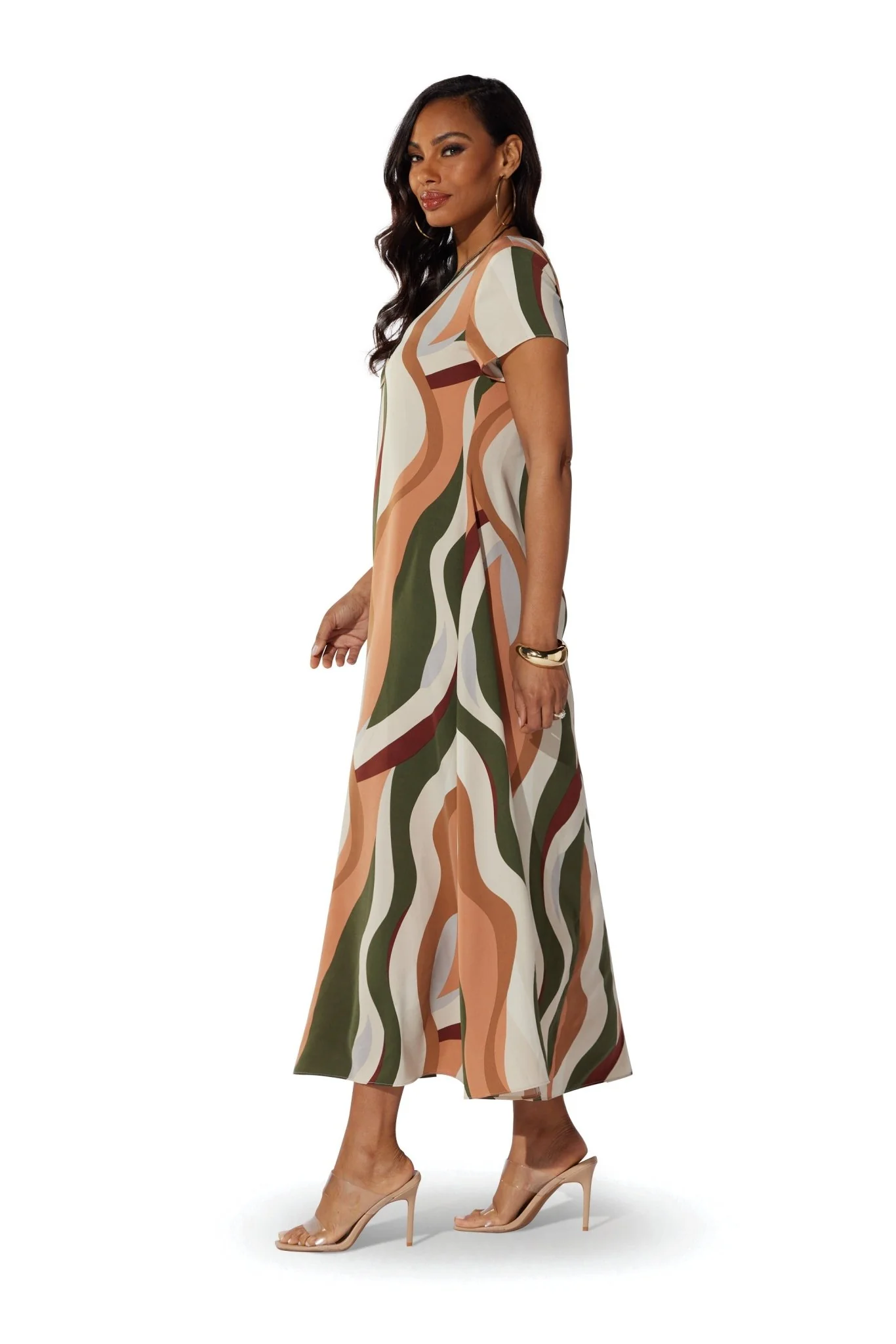 Bold Abstract Maxi Dress by Studio EY - Image 3