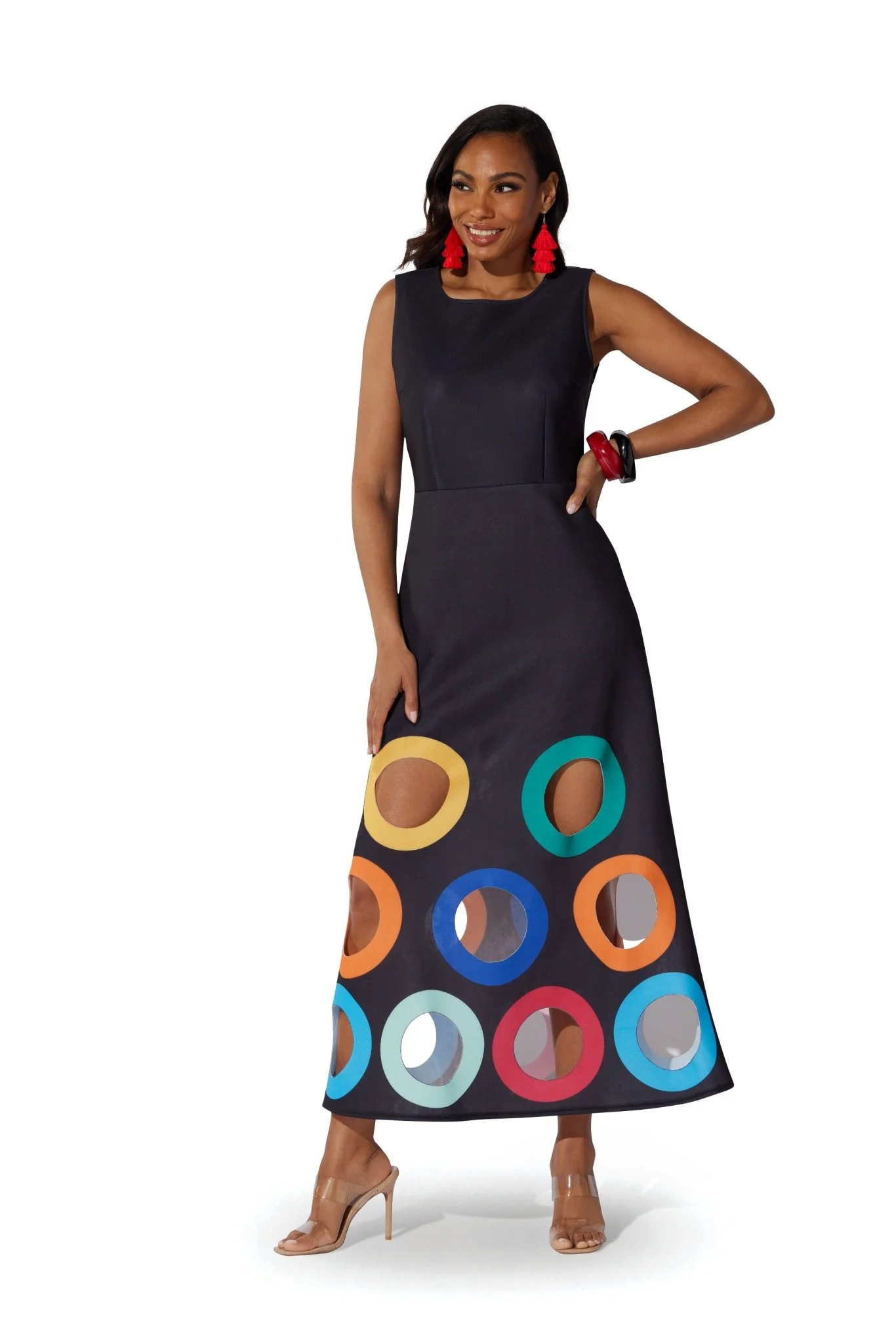 Circle Cutouts Maxi Dress by Studio EY - Image 2