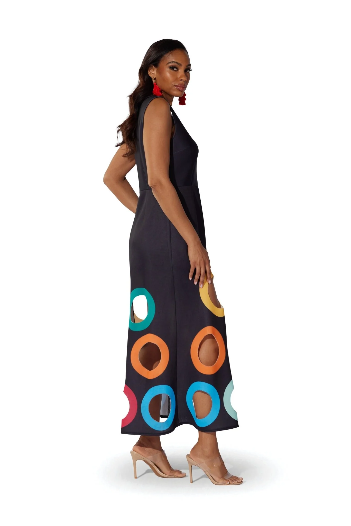 Circle Cutouts Maxi Dress by Studio EY - Image 4