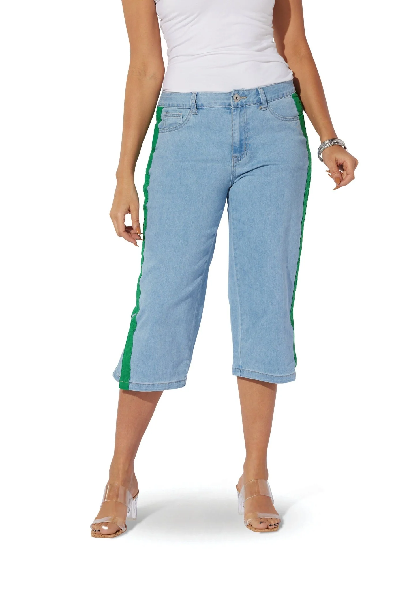 Cropped Wide Leg Jean by Studio EY