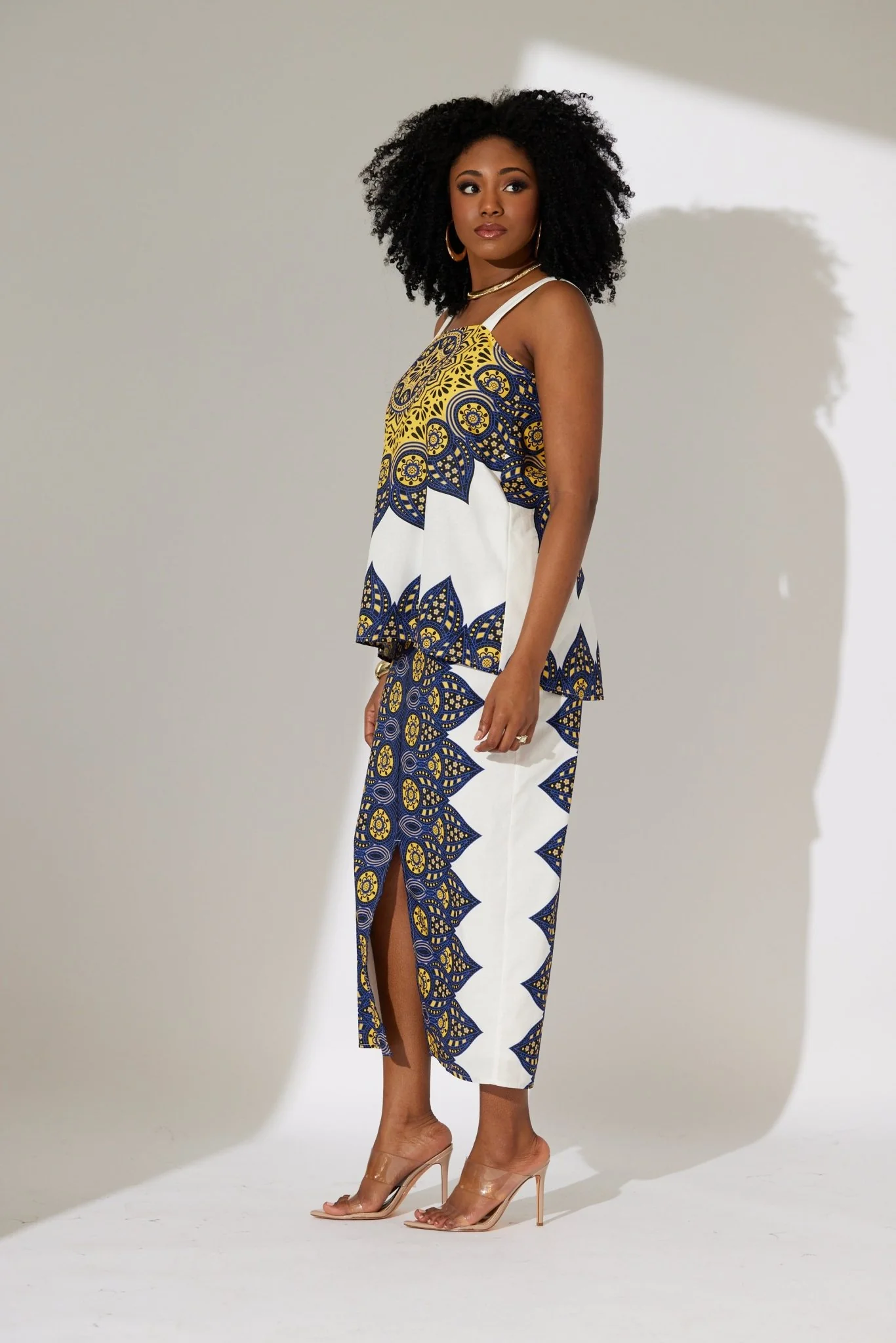 Cultural Motif Midi Dress by Studio EY - Image 5