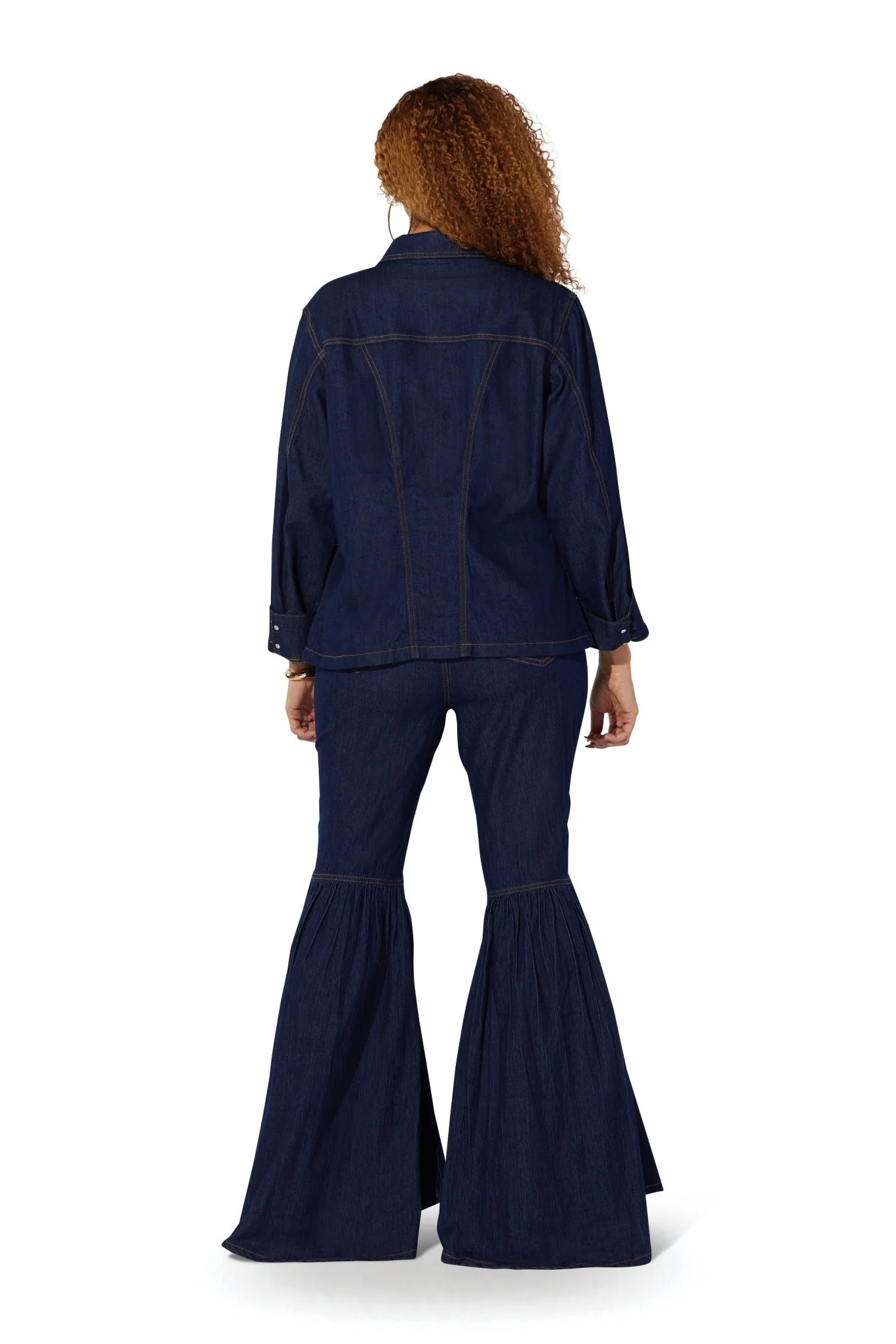 Dark Denim Utility Jacket by Studio EY - Image 3