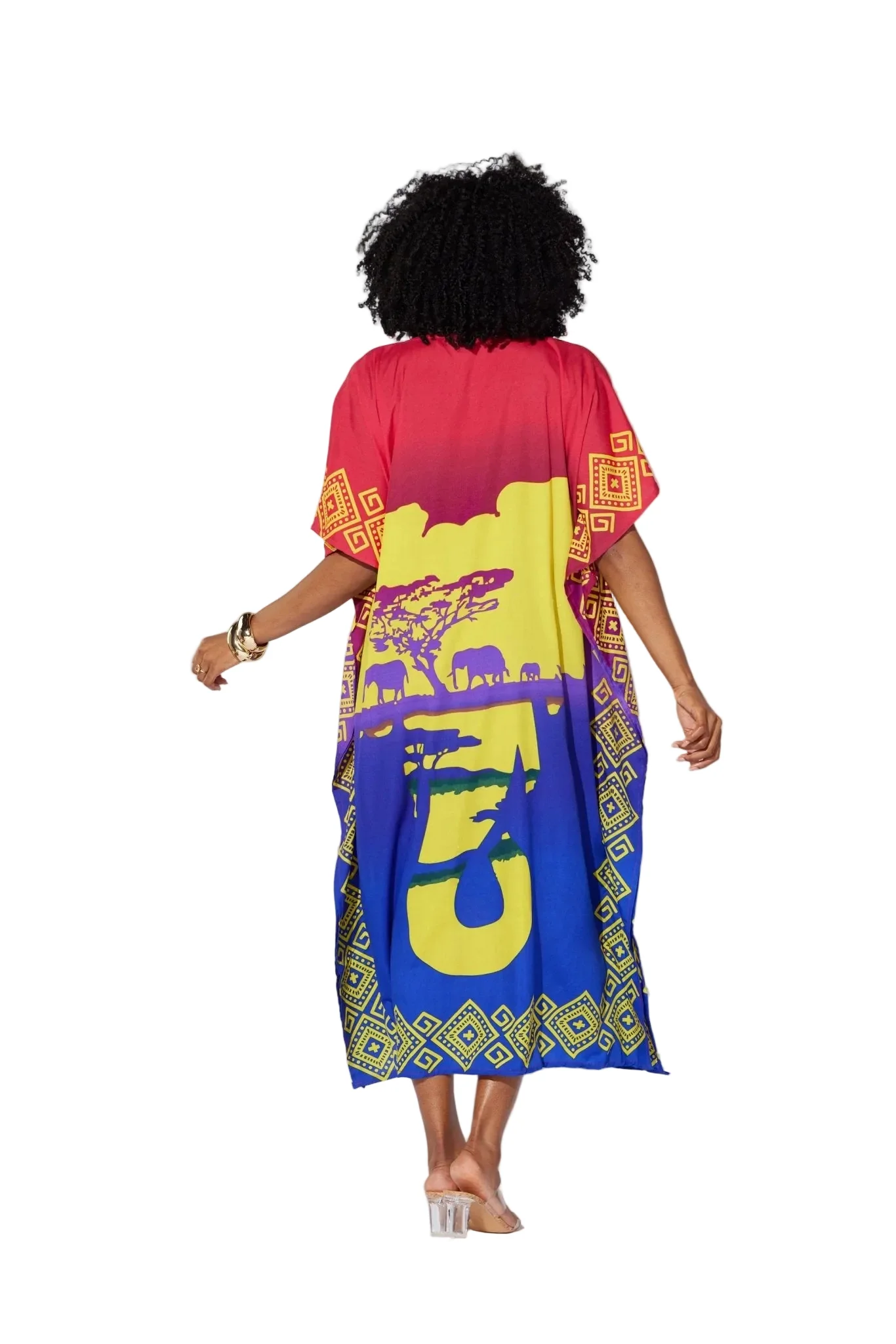 Elephant Safari Caftan by Studio EY - Image 4