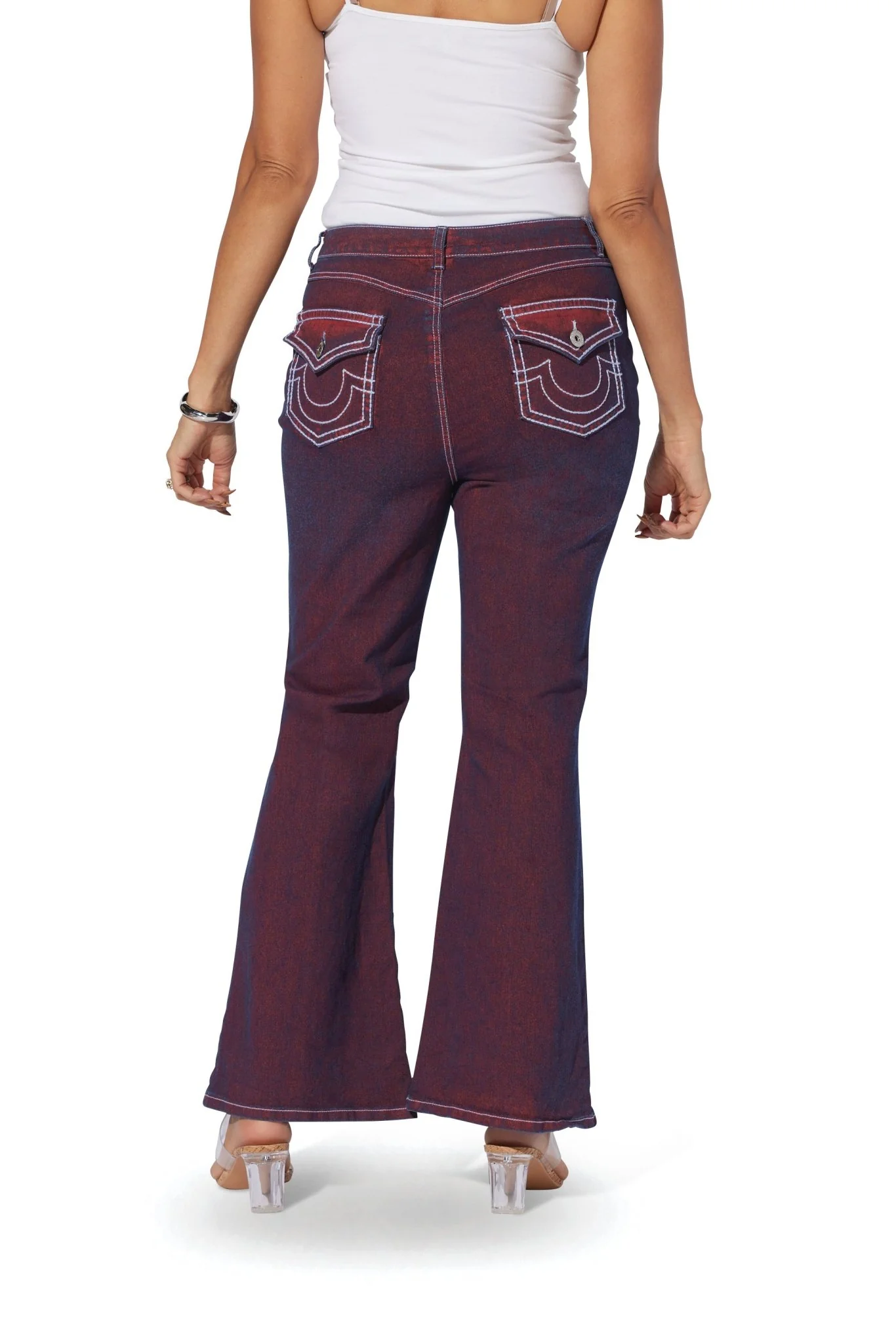 Overdyed Flare Leg Jean by Studio EY - Image 4