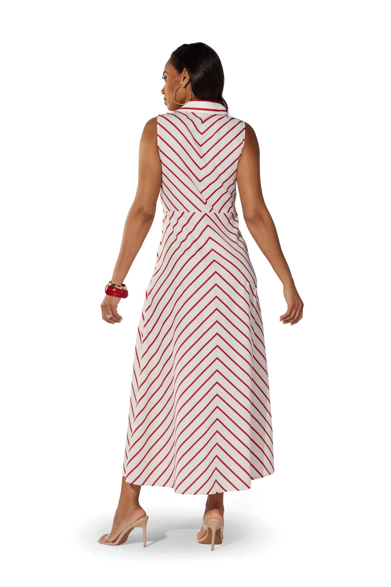 Stripe Twist Maxi Shirtdress by Studio EY - Image 4