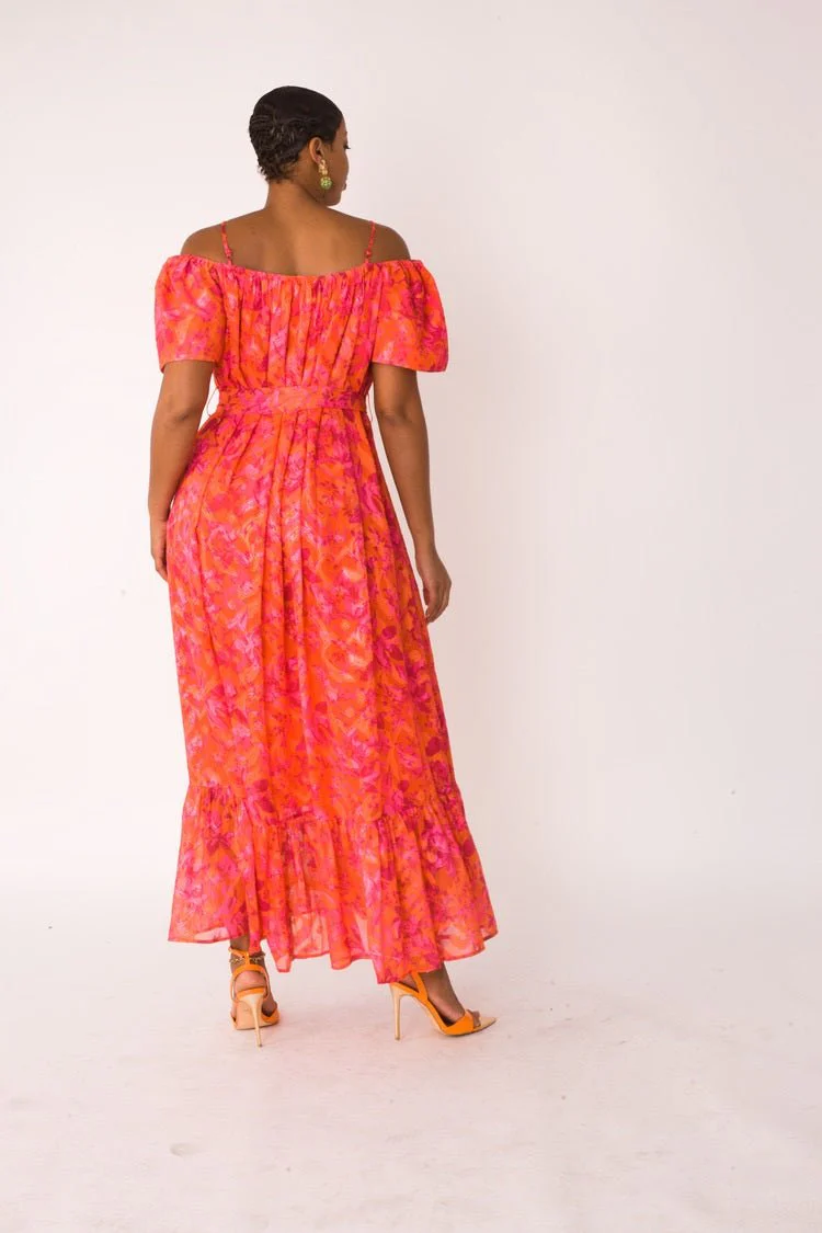 Sunset Bloom Maxi Dress - 82376 - Image 4