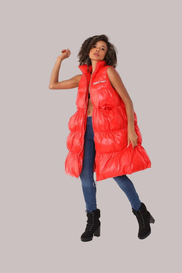 Tiered Puffer Vest - 81585 - Image 2